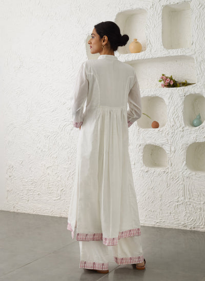 Women's Ivory Cotton Kurta 