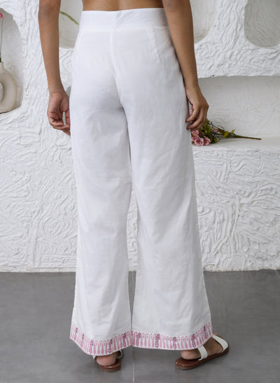 Online Sukoon Ivory Cotton Pants