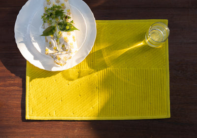 Sunflower Velvet Placemat