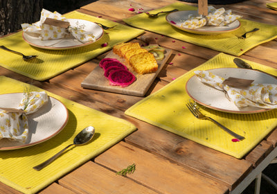 Sunflower Velvet Placemat