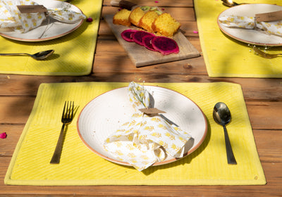Sunflower Velvet Placemat