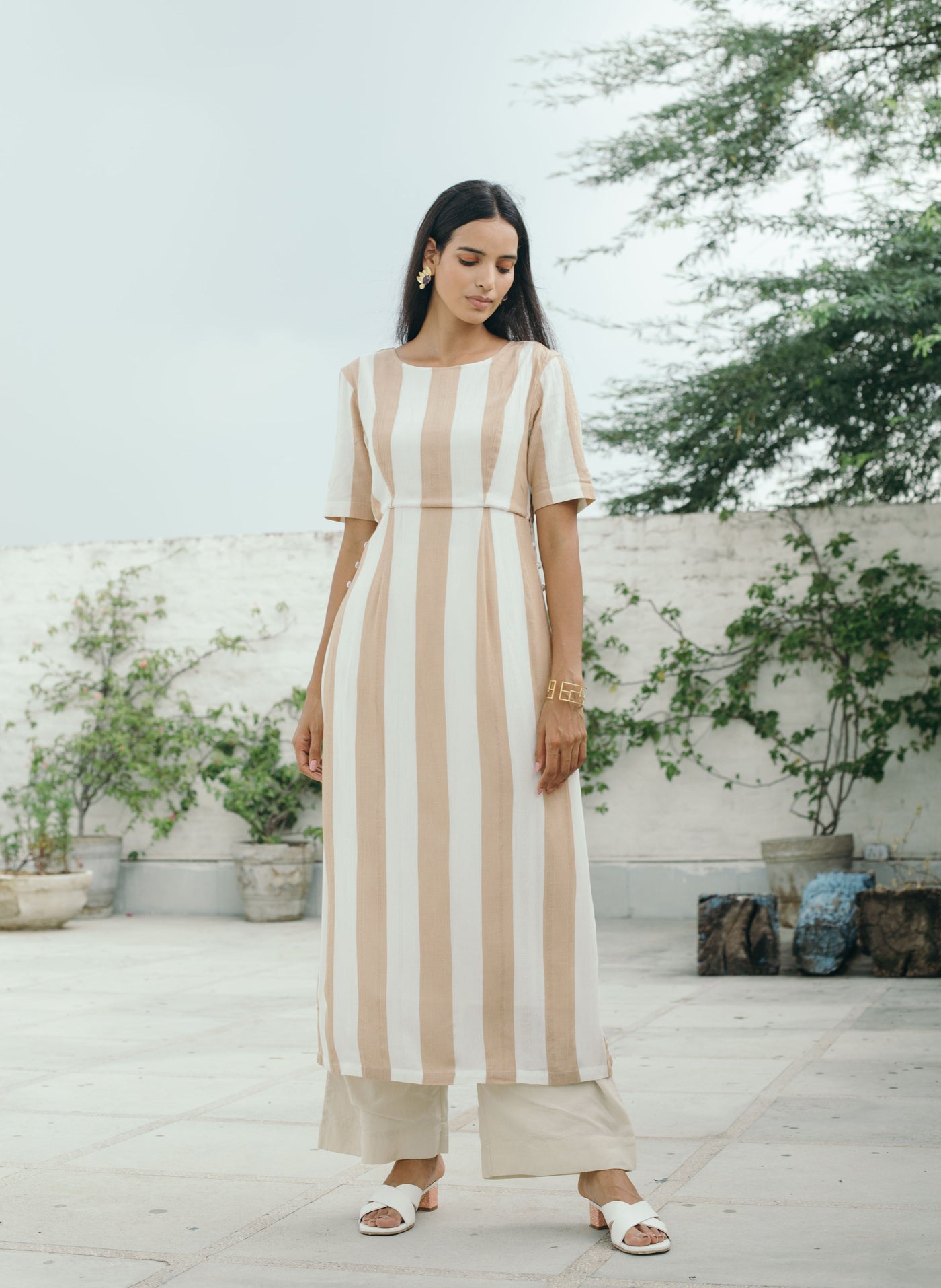 Shop Éclair Striped Kurta