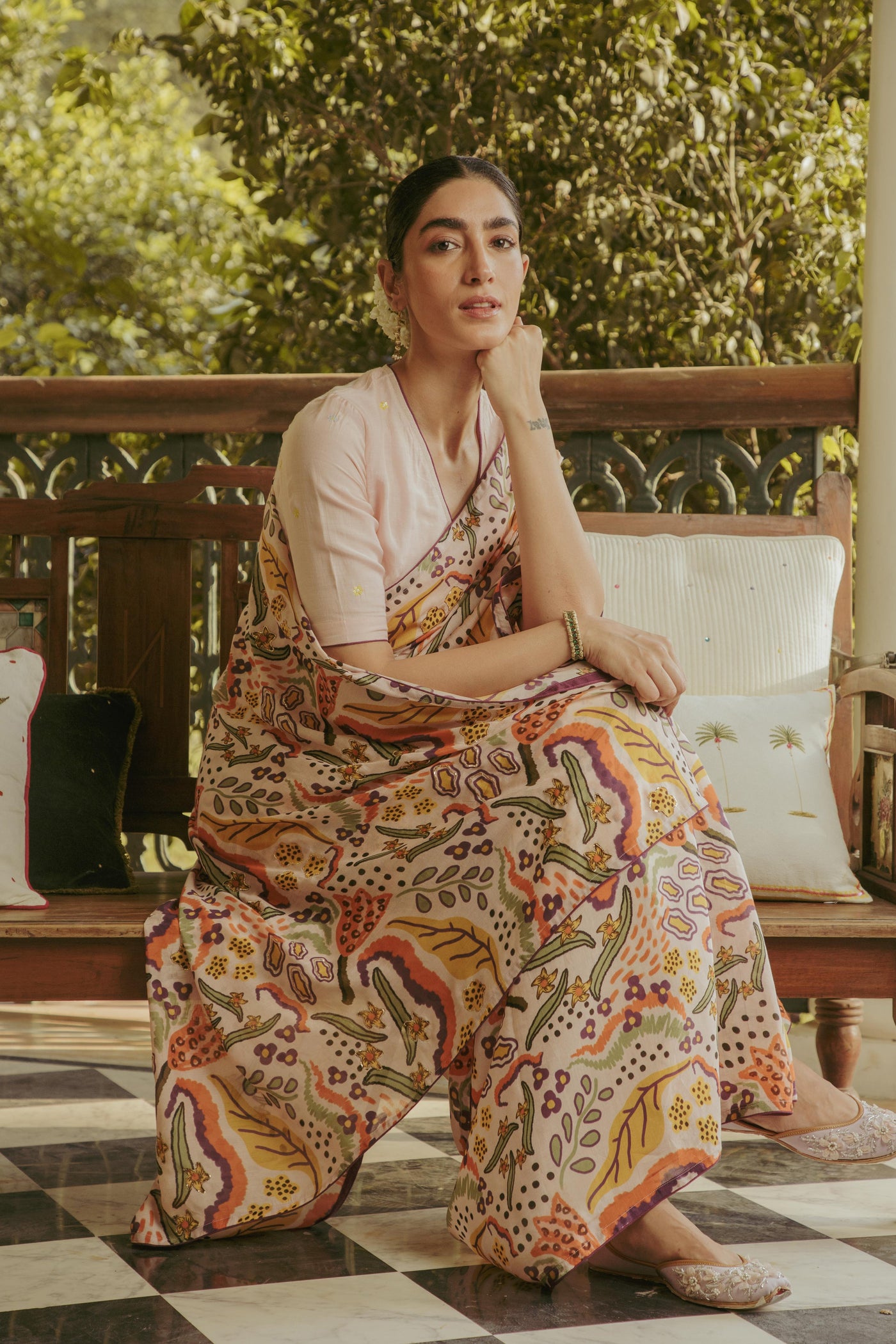 Tanjia Abstract Saree