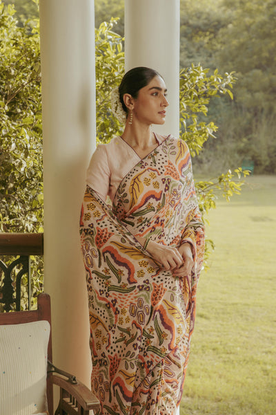 Tanjia Abstract Saree