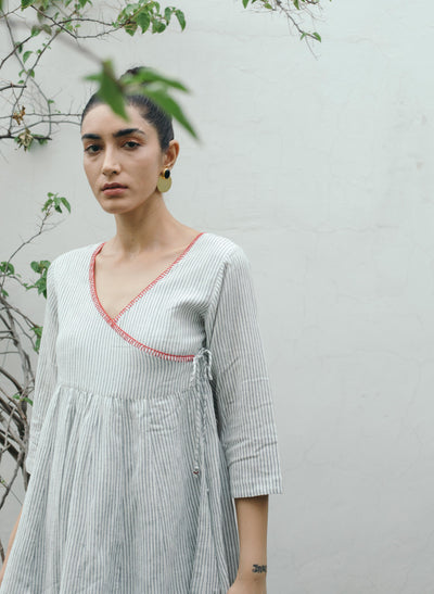 Get Online Angrakha Style Shirt