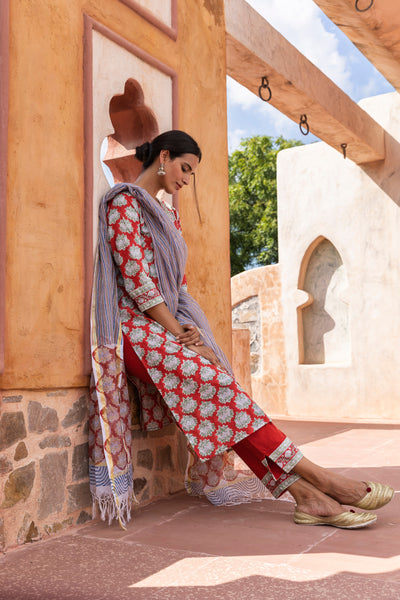 Aruni Cotton Printed Pants