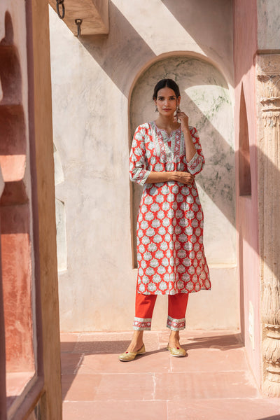 Aruni Cotton Printed Pants