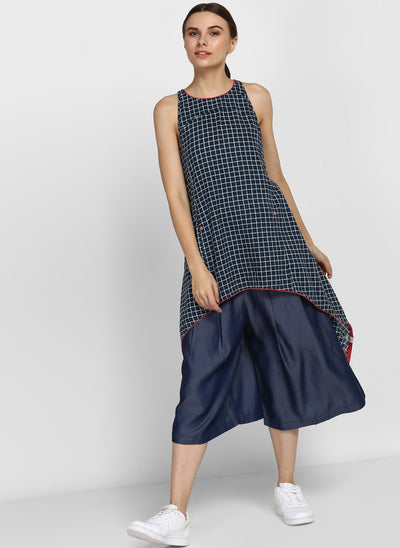 Online Blue High Low Top