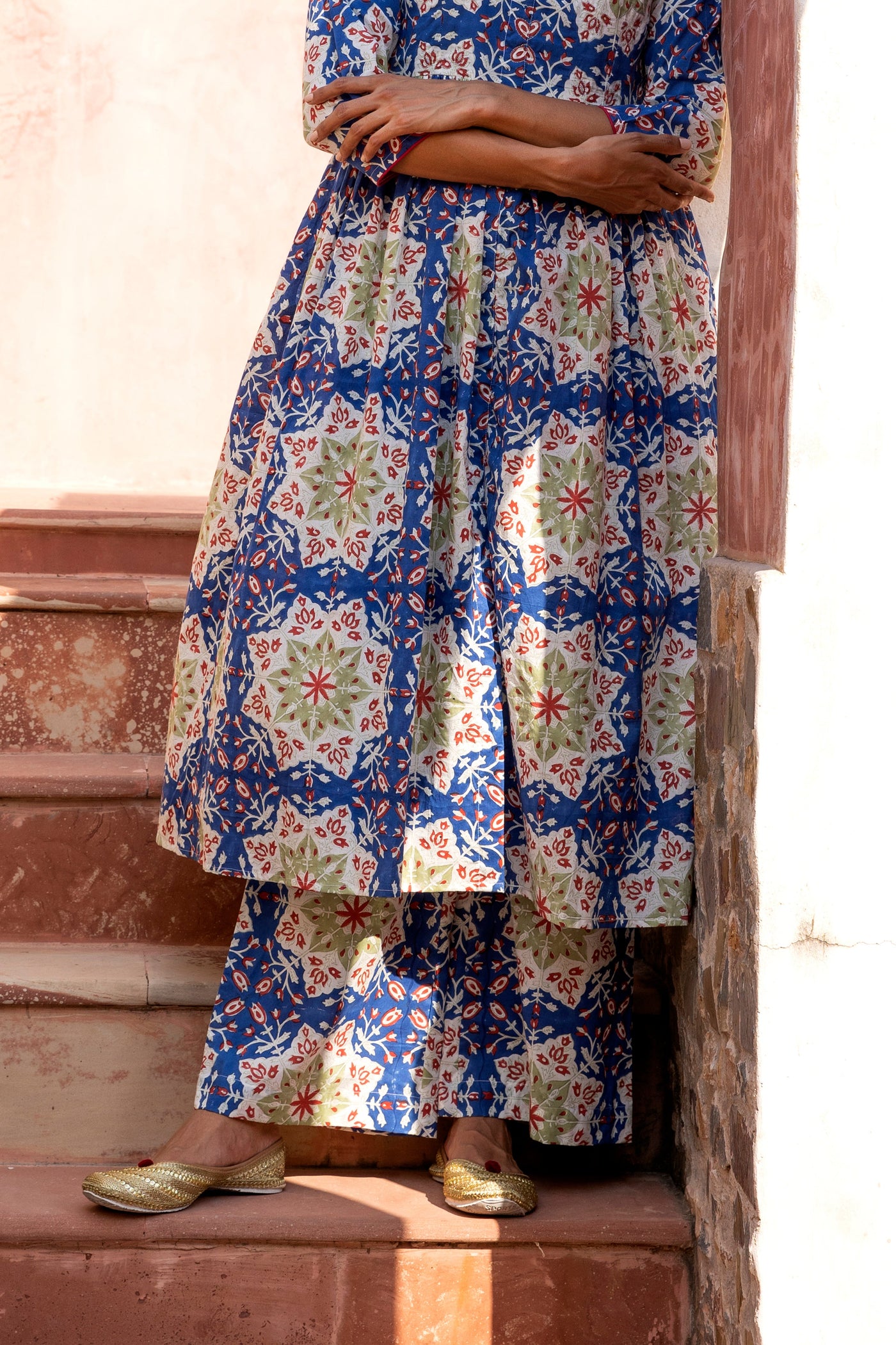 Neelkamal Printed Cotton Pants